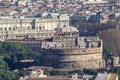 Panorama view of Rome from Saint Peter Cathedrale Royalty Free Stock Photo