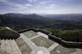 Panorama view from Sacro Monte in Varese, north of Italy