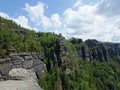 Panorama View Saxon Swizerland Germany holiday summer