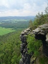 Panorama View Saxon Swizerland Germany holiday summer