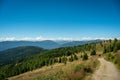 Scenic hiking trail on Mt. Gerlitzen