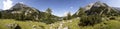 Panorama view of Seebensee lake in Tyrol, Austria Royalty Free Stock Photo
