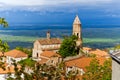 Panorama view of Sighnaghi (Signagi) city in Kakheti region in G