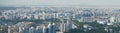 panorama view of singapore city buildings. Royalty Free Stock Photo