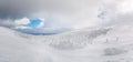 panorama view of snow monster on Mt.Zao Royalty Free Stock Photo