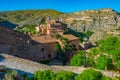 Panorama view of Spanish town Albarracin Royalty Free Stock Photo