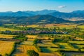 Panorama view of Spanish village Bailo Royalty Free Stock Photo