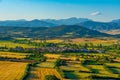 Panorama view of Spanish village Bailo Royalty Free Stock Photo