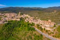 Panorama view of Spanish village Sos del Rey Catolico