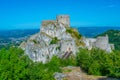 Panorama view of Srebrenik Fortress in Bosnia and Herzegovina Royalty Free Stock Photo