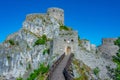 Panorama view of Srebrenik Fortress in Bosnia and Herzegovina Royalty Free Stock Photo