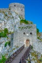 Panorama view of Srebrenik Fortress in Bosnia and Herzegovina Royalty Free Stock Photo