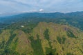 Panorama view of Sri Lanka highlands from Ella rock Royalty Free Stock Photo