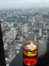 Panorama view from the 101st floor of Bangkok