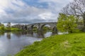 A panorama view of the Stirling old bridge Royalty Free Stock Photo