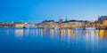 Panorama view of Stockholm skyline in Stockholm city, Sweden