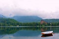 Strbske pleso lake in High Tatras in Slavakia Royalty Free Stock Photo