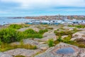 Panorama view of Swedish town Kungshamn