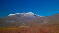Panorama view to Demirji mountain range, Crimea Royalty Free Stock Photo
