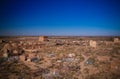 Panorama view to Mizdakhan cemetery, khodjeyli, Karakalpakstan, Uzbekistan