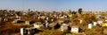 Panorama view to soweto favela outskirt of Johannesburg, South Africa
