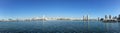 Panorama view of Tokyo Bay in Tokyo, Japan Royalty Free Stock Photo