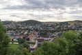Panorama view of town Harburg in Bavaria, Germany Royalty Free Stock Photo