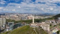 Panorama view of Ulaanbaatar Mongolia Royalty Free Stock Photo