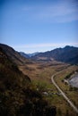 Panorama view of the valley and the river Katun. Part 1