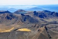 Panorama view of volcanic landscape, Tongariro Alpine Crossing, Tongariro National Park, North Island, New Zealand