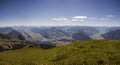 Panorama view Vorderes Sonnwendjoch mountain in Tyrol, Austria Royalty Free Stock Photo