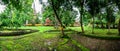 Panorama View of Wat Chedi Luang in Chiang Rai Province