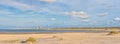 Panorama view from the Zandmotor Beach to Kijkduin and Scheveningen