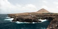 Panorama from the viewing platform. Buracona. Sal island. Cape Verde