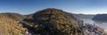 Panorama Viewpoint Rabenack over the Rhine valley