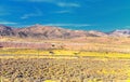 Panorama views of mountains, desert and landscape around Price Canyon Utah from Highway 6 and 191, by the Manti La Sal National Fo Royalty Free Stock Photo