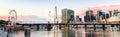 Panorama views of Sydney Darling Harbour NSW Australia. Residential apartments and office building Royalty Free Stock Photo