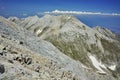 Panorama from Vihren Peak to Kutelo Peak Royalty Free Stock Photo