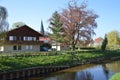 Panorama of the Village Barnstorf, Lower Saxony