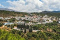 Panorama of the village Kritinia Rhodes. Greece