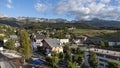 Panorama of the village of Villard de Lans Royalty Free Stock Photo