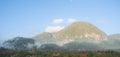 Panorama of the Vinales Valley with the Mogotes