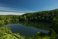 Panorama of the volcanic Ulmener Maar