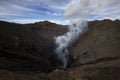 Panorama volcano crater