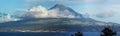 Panorama of Volcano Pico, Azores Royalty Free Stock Photo