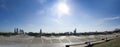 Panorama of War memorial in Victory Park on Poklonnaya Hill, Moscow, Russia Royalty Free Stock Photo