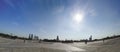 Panorama of War memorial in Victory Park on Poklonnaya Hill, Moscow, Russia Royalty Free Stock Photo