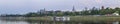 Panorama of Warsaw city Royalty Free Stock Photo