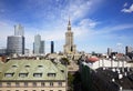 Panorama Warsaw city, Poland