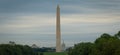 Panorama of the Washington Monument with the capitol of the United States in the distance